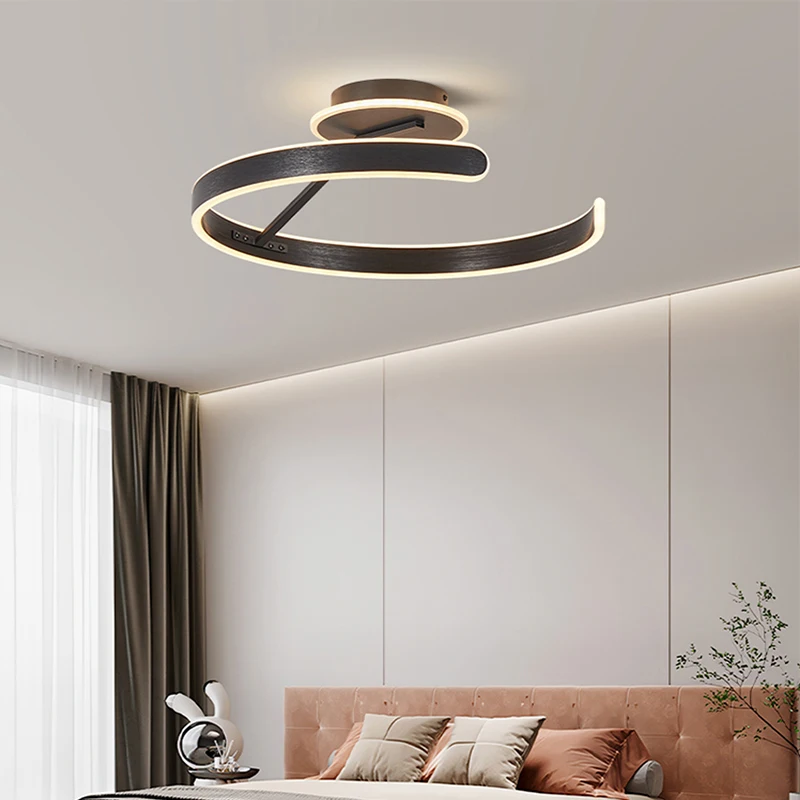 Modern LED White Black Ceiling Light For Living Room Bedroom Dining Room Home Lighting Room Decoration Ceiling Lamp