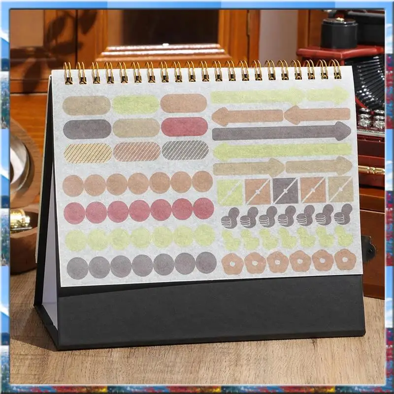 

Top Deals Small Desk Calendar Stand Up Flip Desk Calendar - Coil Bound Monthly Desk Calendar For Home Office