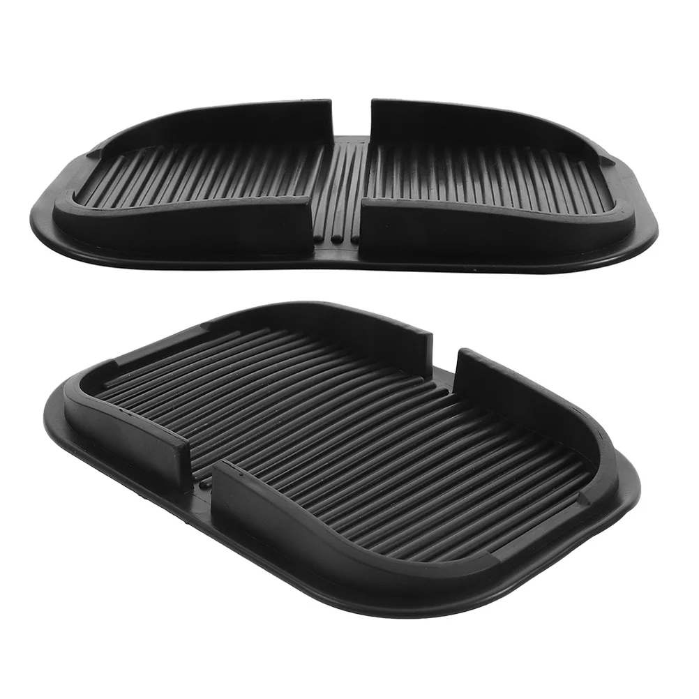 

2Pcs Anti Slip Car Dash Mat Silicone Dashboard Pad for Phone Keys Glasses Mirrors Metal Coins Non Skid Vehicle Interior