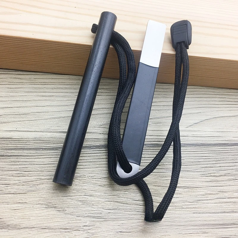 Survival Fire Starter Ferro Rod, Magnesium Fire Steel with Steel Striker, Portable Ignition Tool for Camping, Hiking & Emergency