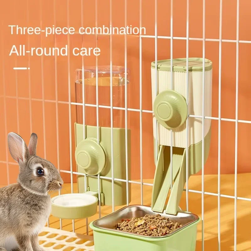 500ML Pet Chinchilla Hängen Fütterung Waterer Einfach Installieren Taube Kaninchen Kleine Tier Automatische Fütterung Wasser Schüssel Pet Produkte