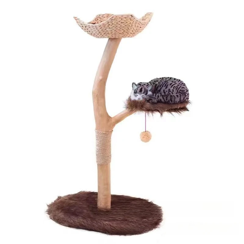 

Solid wood cat climbing frame backbone cat climbing frame solid wood pillar cat climbing frame