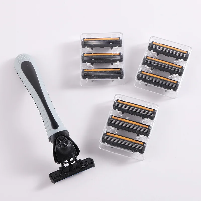 48 pezzi Rasoi di sicurezza per rasatura da uomo Sostituisci la testa Comode lame da barba Rasoi a doppia lama per la rasatura delle donne