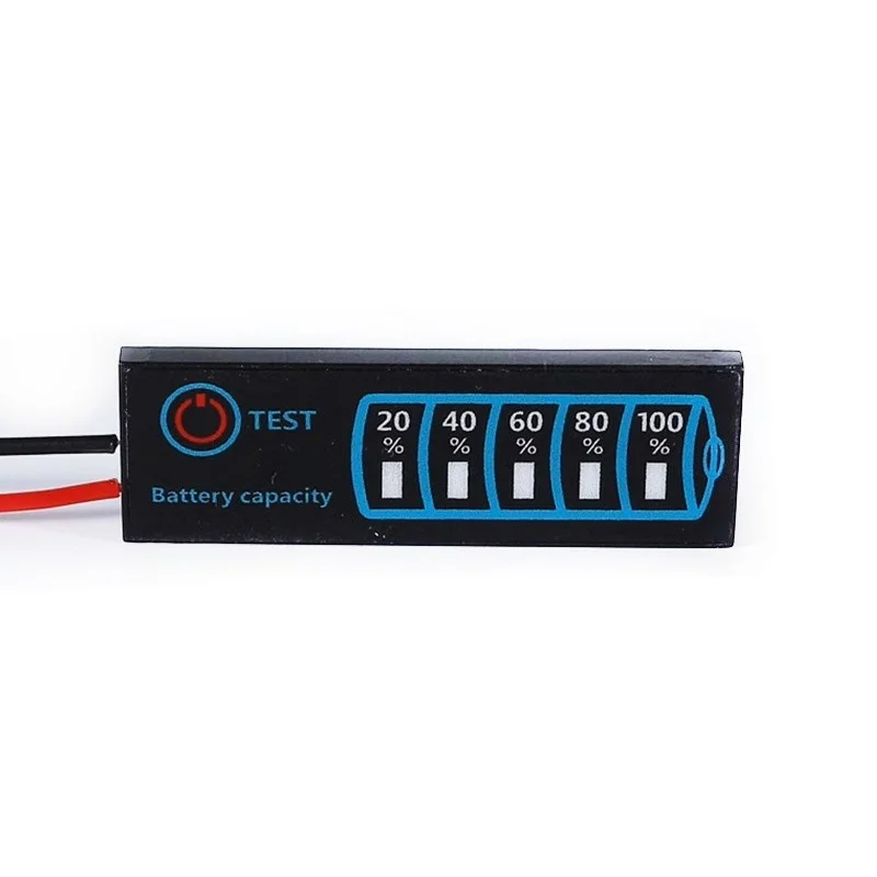 1-8S 18650 Li-ion Lipo Lithium 5-30V Lead Acid Battery Level Indicator Tester LCD Display Meter Module Capacity Voltage Meter