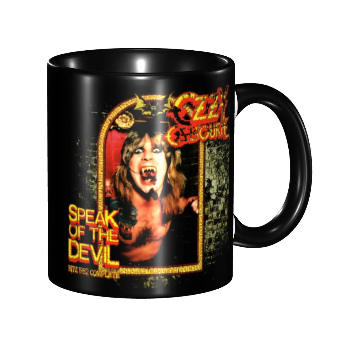 Ozzy Osbourne Rock Band tasses à café en métal lourd bricolage tasse en céramique personnalisée tasse cadeau créatif