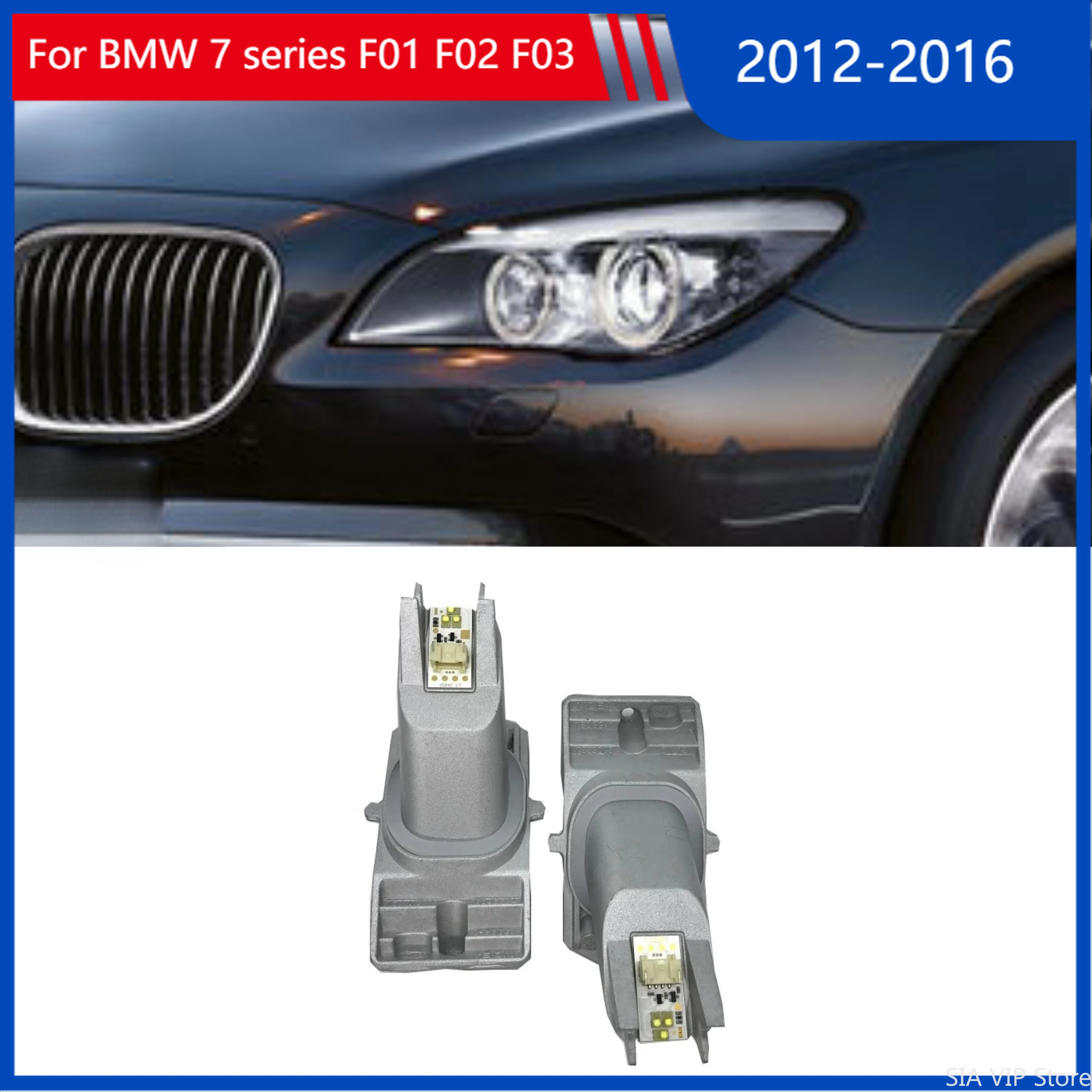 

For BMW 7 series F01 F02 F03 2012-2016 63117339003 LCI XENON LED Module Ballast Angel Eyes Control Car 63112450410 6311 7339 003