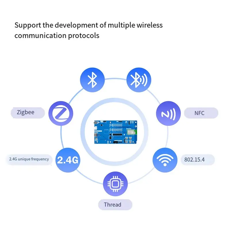 ABGI-Development Board Nordic Development Board Soc NFC Thread Zigbee USB Programming Debugging Module