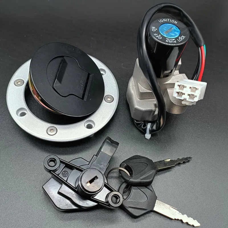 Ignition Switch Gas Cap Seat Lock Key Set For Suzuki RF600 (RF600R) GN76A 1993-1997 Suzuki RF900 (RF900R) 1994-1999