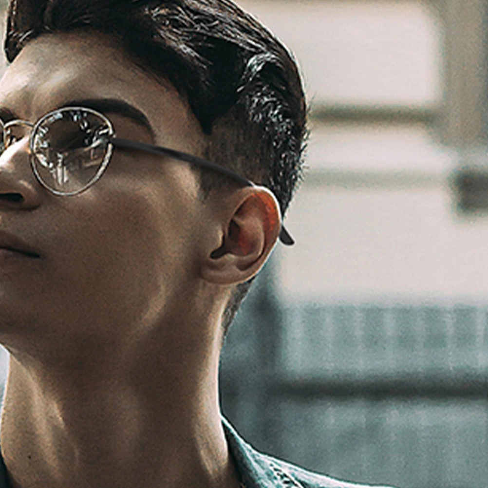 

Glasses Arm Replacement Eyeglasses Repair Accessories Black Metal TR90 Universal Fit Comfortable Longlasting Glasses Parts