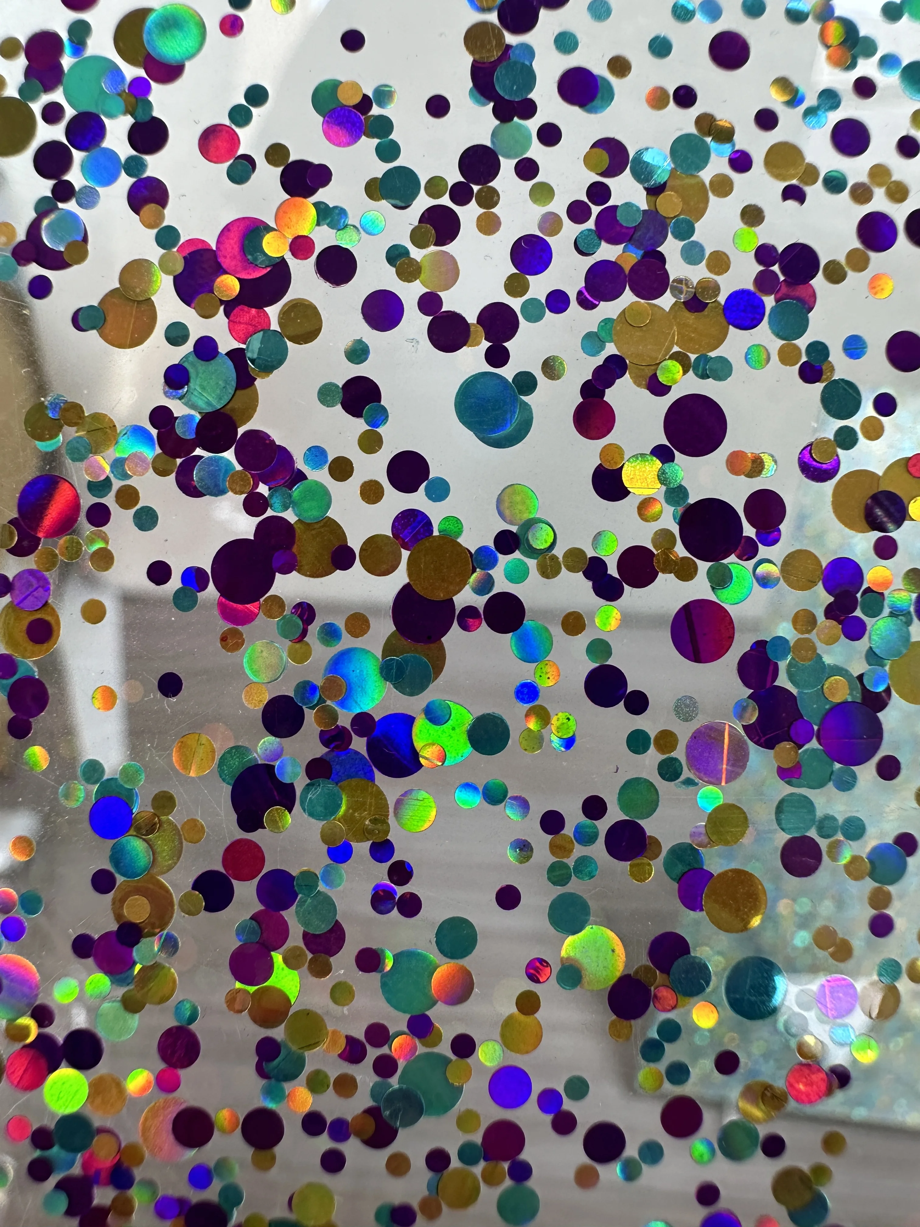 3MM Thick Dot Glitter Acrylic Sheet 12x8 Inches Craft Decoration Material for DIY Projects