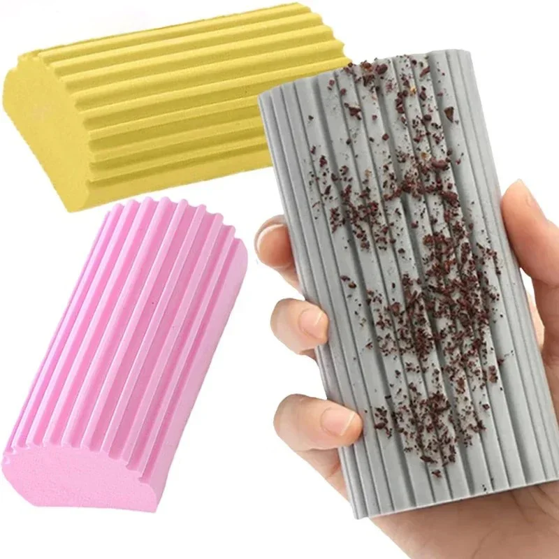 Esponja de Limpeza Automotiva 11.5x5.5x4.3 cm Escova Multiuso para Detalhes em Ranhuras Pode Também Ser Usada para Persianas, Sofás, Apoios de Braço e Trilhos de Janelas