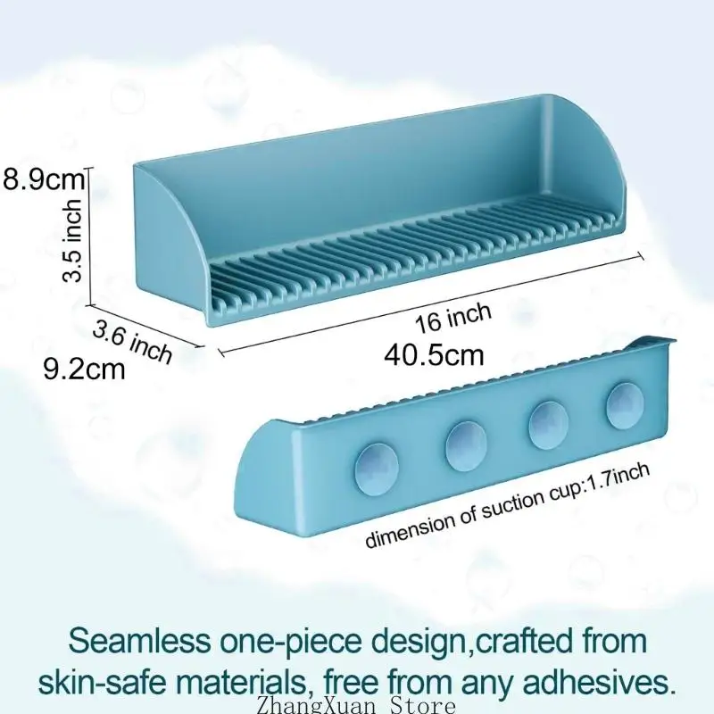Silikon-Badewannen-Spritzschutz für Badewanne und Küchenspüle, Badezimmerzubehör 3XUF – Detail 6