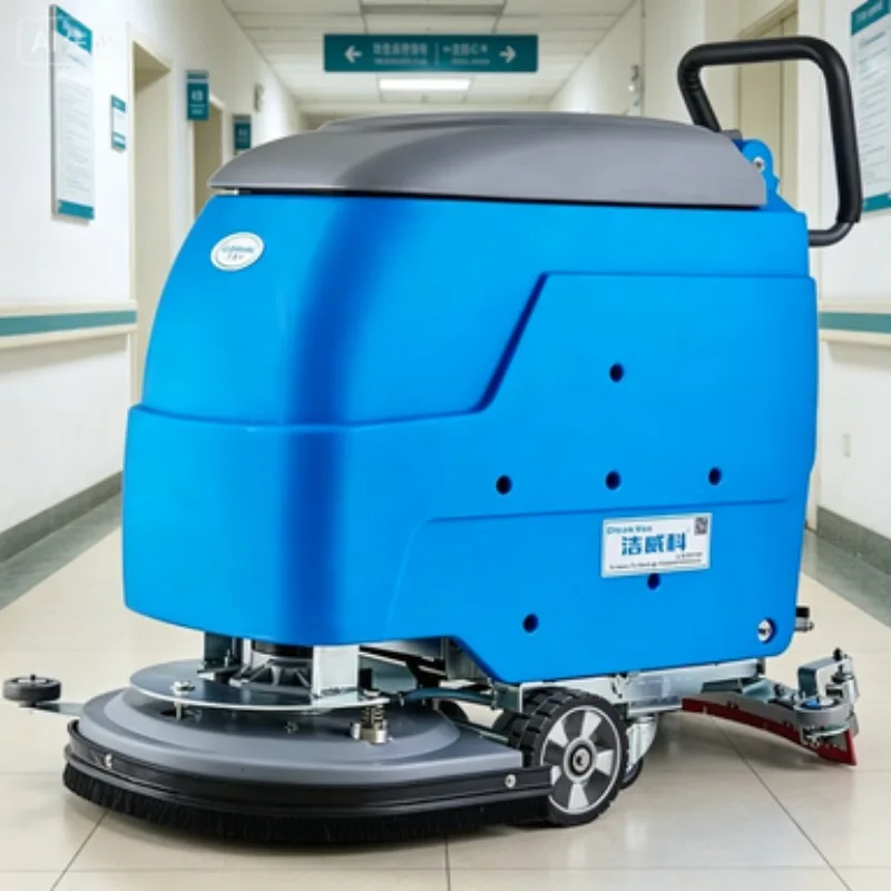 

Low-Noise Automatic Battery Powered Walk-behind Floor Scrubber for Daytime Cleaning in Libraries, Museums, and High-End Retail