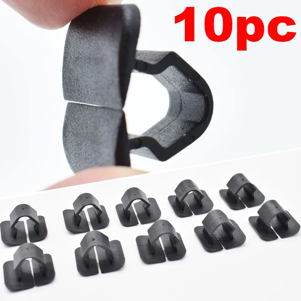 10x For VW Polo Tiguan Passat B5 B6 SEAT Leon 2 Skoda Octavia Hood Insulation Plastic Retainer Bonnet Holder Pad Clip