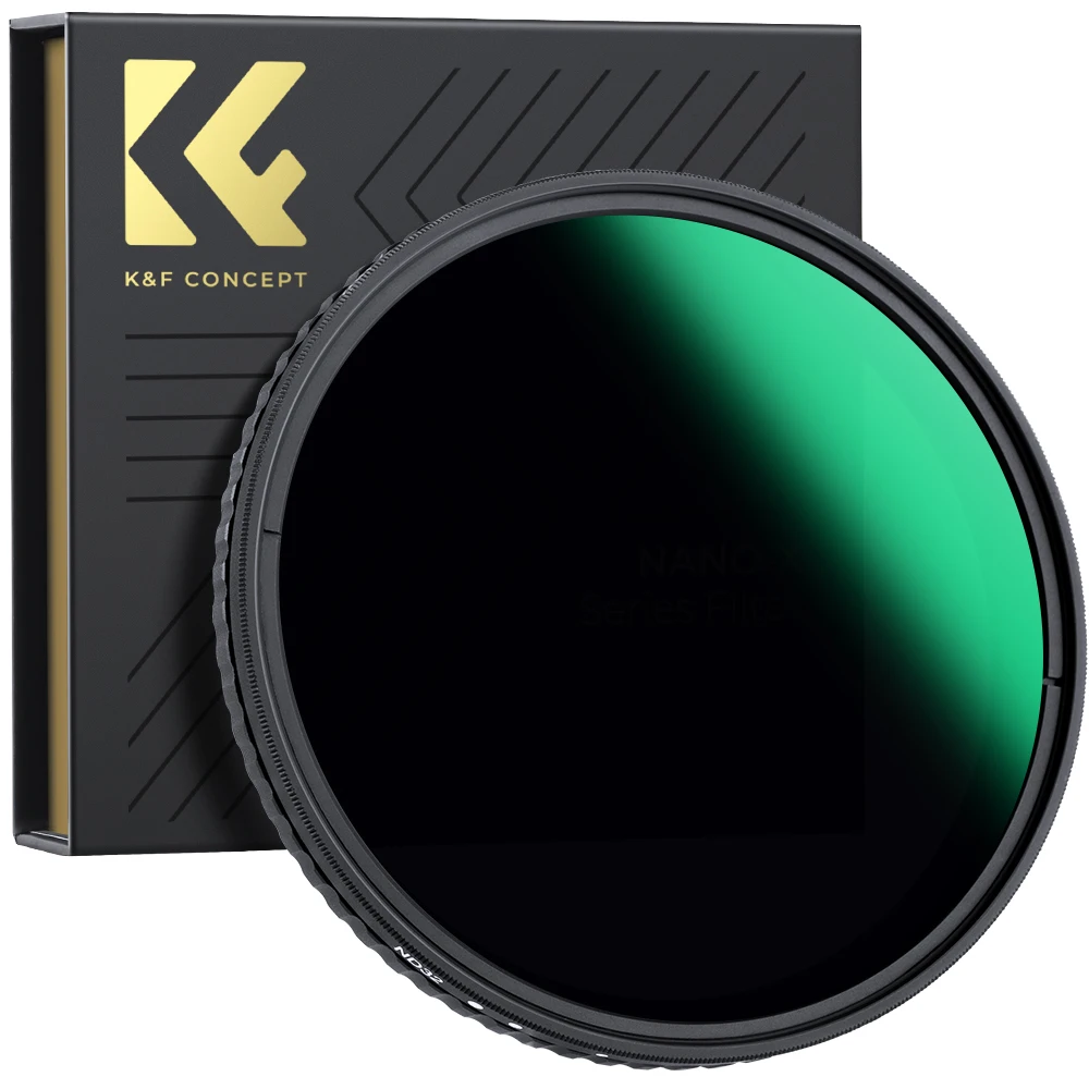 K&F Concept 82mm Nano X Series Variable ND Lens Filter ND8-ND128 (3-7 Stops) Waterproof Scratch Resistant with 28 Layer Coatings