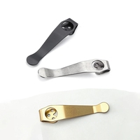 With Screws Titanium Alloy Folding Knife Pocket Clip Waist Back Clamp for Spyderco C81 C223 Paramilitary 2 PARA3 C10 C11 Delica