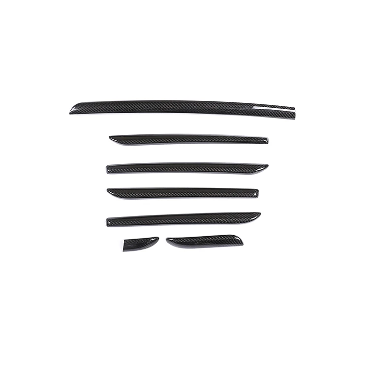 

Автомобильные аксессуары из углеродного волокна, авто украшение, внутренняя отделка двери автомобиля, крышка центральной консоли управления для Audi A3 8V S3 RS3