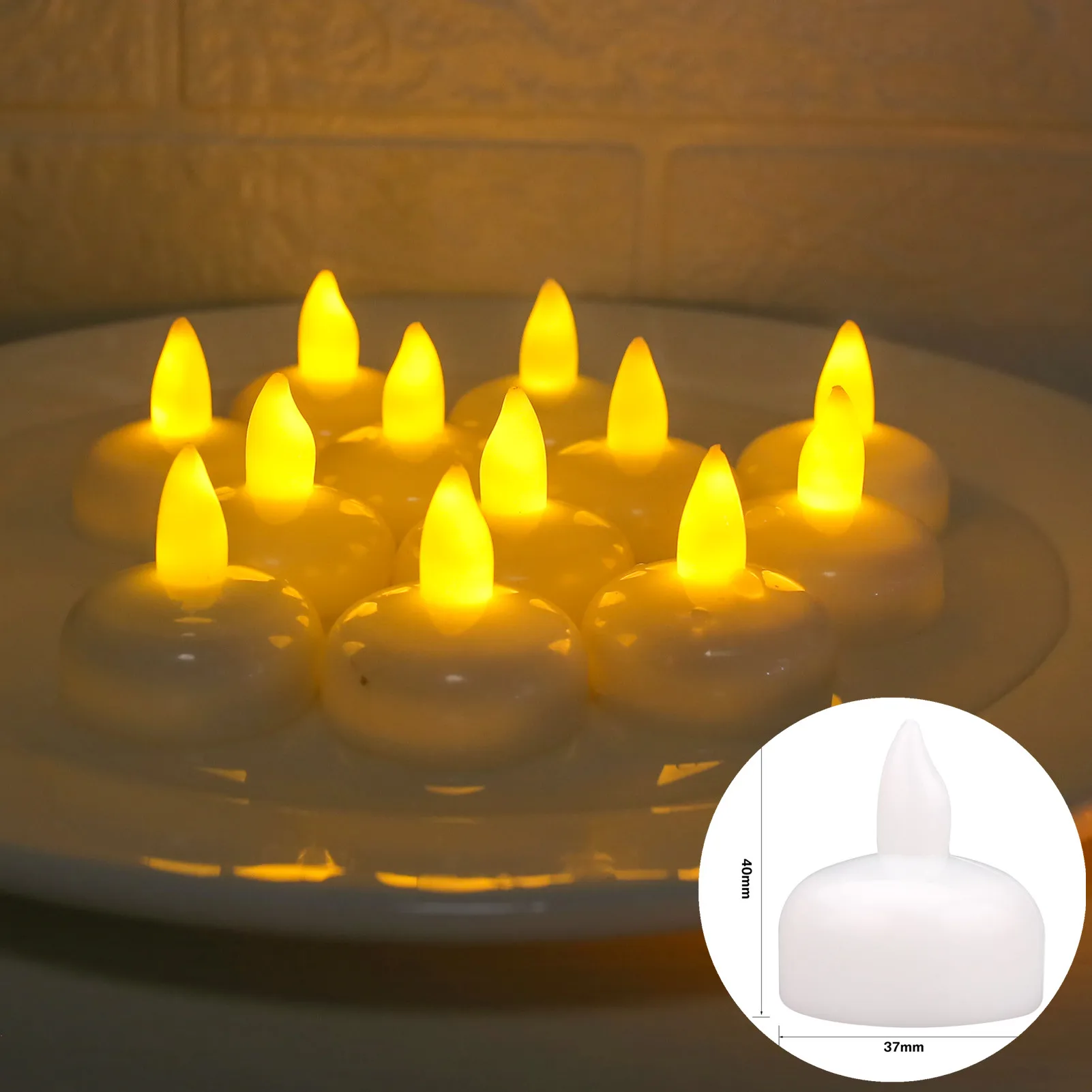 LED Kerzen 24/12 Packung flammen los flackernden Tee licht warm weiße Kerze für Party Hochzeit Geburtstag Weihnachts geschenke Wohnkultur