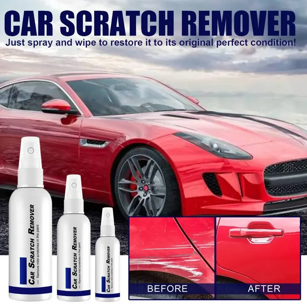 30/50/100ml Car Scratch Repair Spray EcoFriendly Fast Acting Easy-to-Use Hydrophobic Coating Scratch Remover Repair Agent Tool