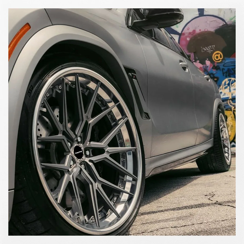 26 Style 15 16 17 18 19 20 21 22 23 24 Inch Racing Car Wheels 5x114.3 5x112 5x120 5x130 2-Piece Forged Aluminum Alloy Wheels