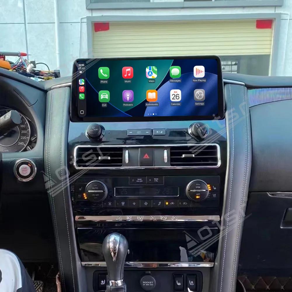 12.3 inch Android 14.0 auto carplay For Nissan Pratrol Amanda 2010 to 2021 Car Multimedia Player GPS navigation screen Head Unit