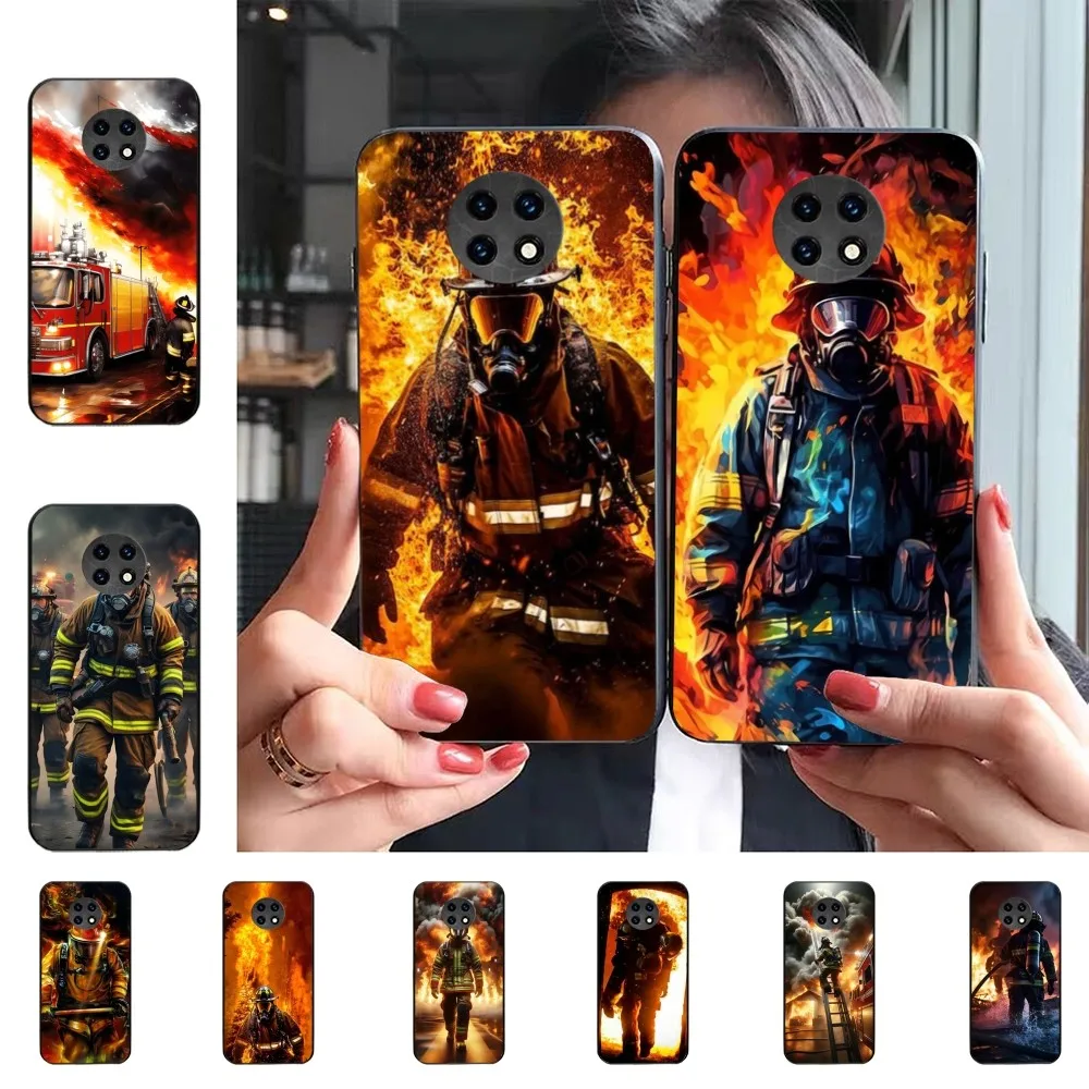 

Firefighter Heroes Fireman Luxury Phone Case For Redmi 5 6 7 8 9 10 Plus Pro 6 7 8 9 A GO K20 K30 K40 Pro Plus F3 Fundas