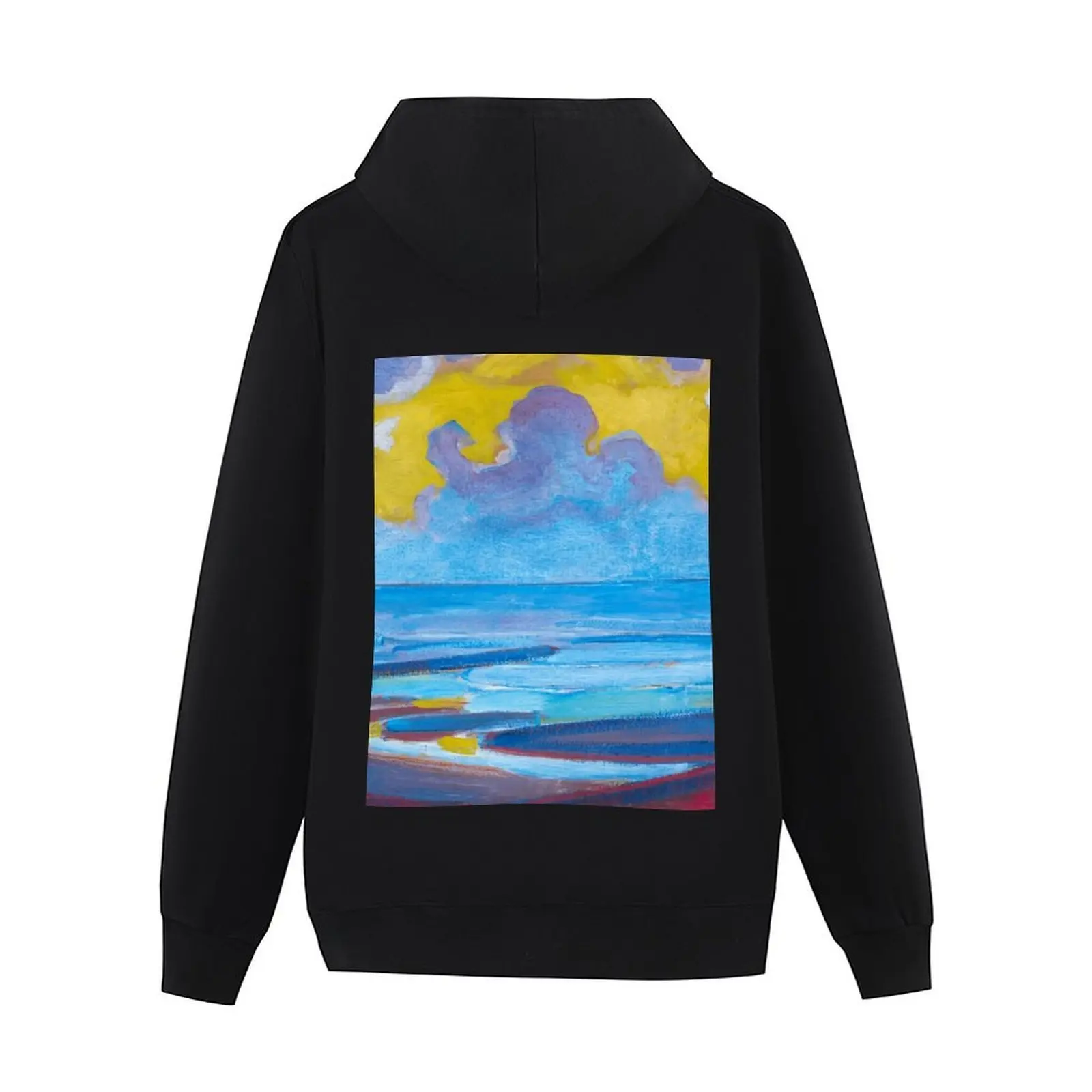 By the Sea (1909) من بييت موندريان هوديي سترة شتوية للرجال طقم قميص عرق ملابس رجالية ملابس رياضية