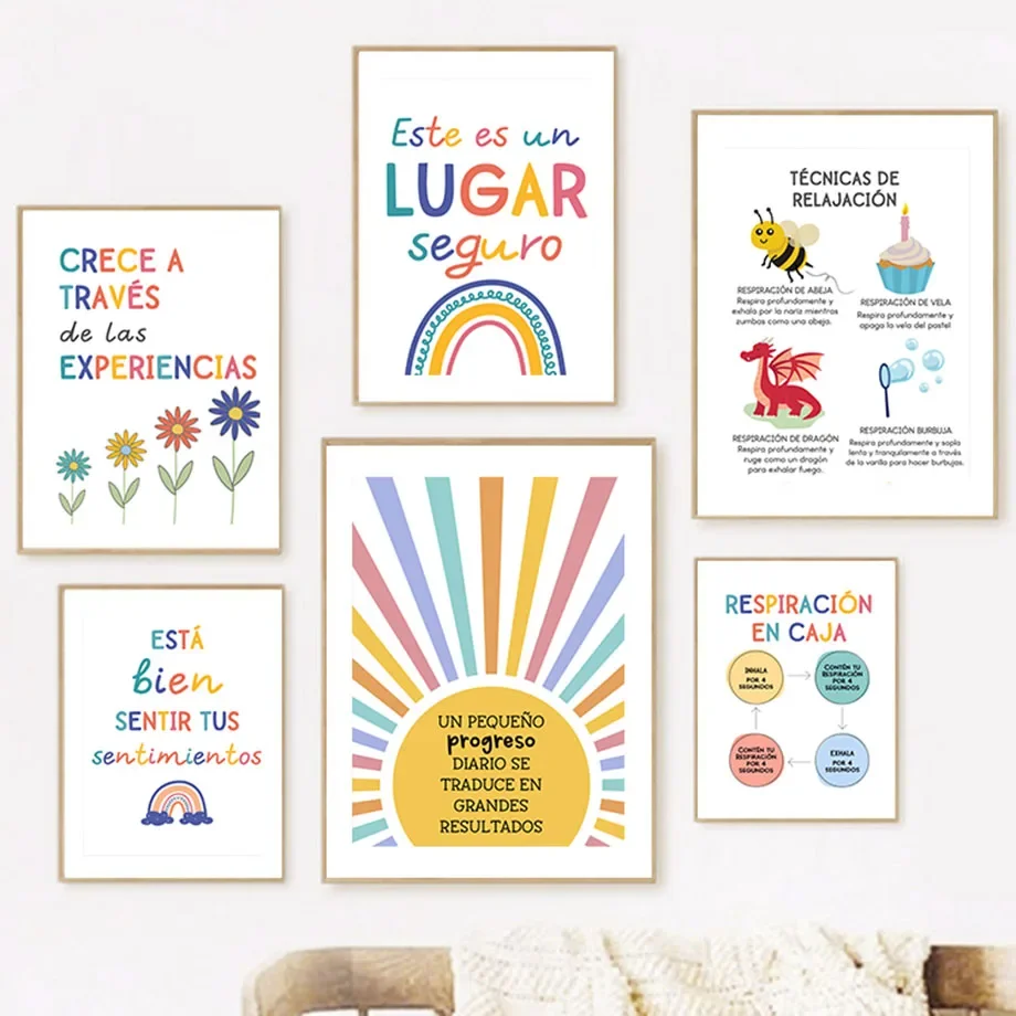 Growth Mindset Social Worker Office Decor Poster Counselor Therapy Wall Art Psych Gifts Signs Mental Health Classroom Quotes