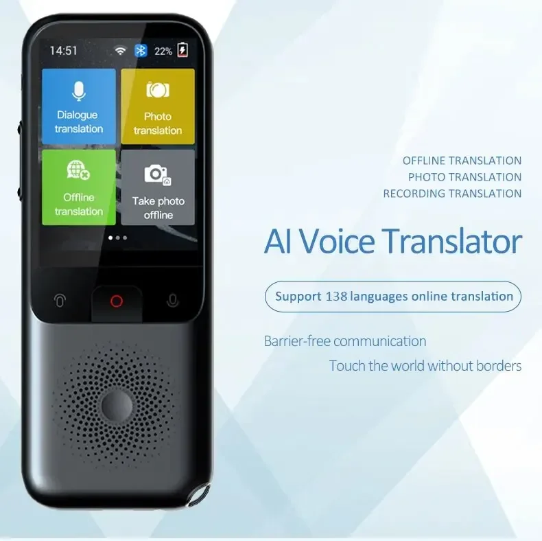 Translation Camera Device T11 Real-Time Smart Voice Photo Translator 1500mA 138 Languages Portable Text Voice Translator New images - 6