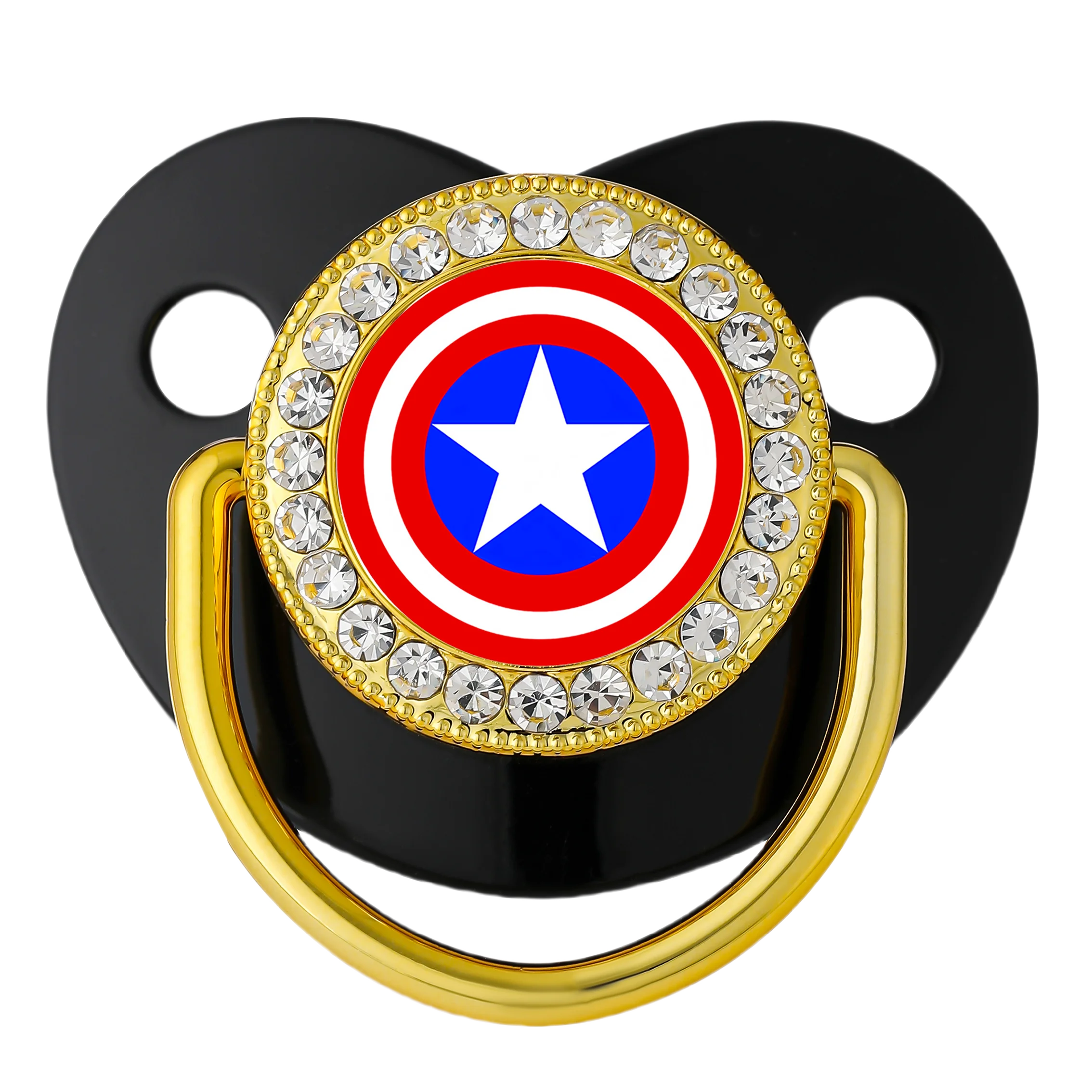 

[Кольцо для прорезывания зубов для новорожденных] шапочка для соски с принтом аниме, новый подарок для детского душа для ребенка, силиконовые детские пустышки, От 0 до 24 месяцев