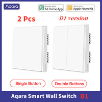 Aqara D1 Wall Switch Smart Zigbee Light Remote Control Zero Line Fire Wire Wireless Switch With /NO Neutral For Xiaomi Mi Home