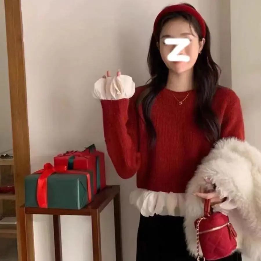 

Sweaters Jumpers Cardigans Womens Cardigan Y2K Woman Subculture Printed Simple Oversize Cut Concert Young Alternative Thick Slim