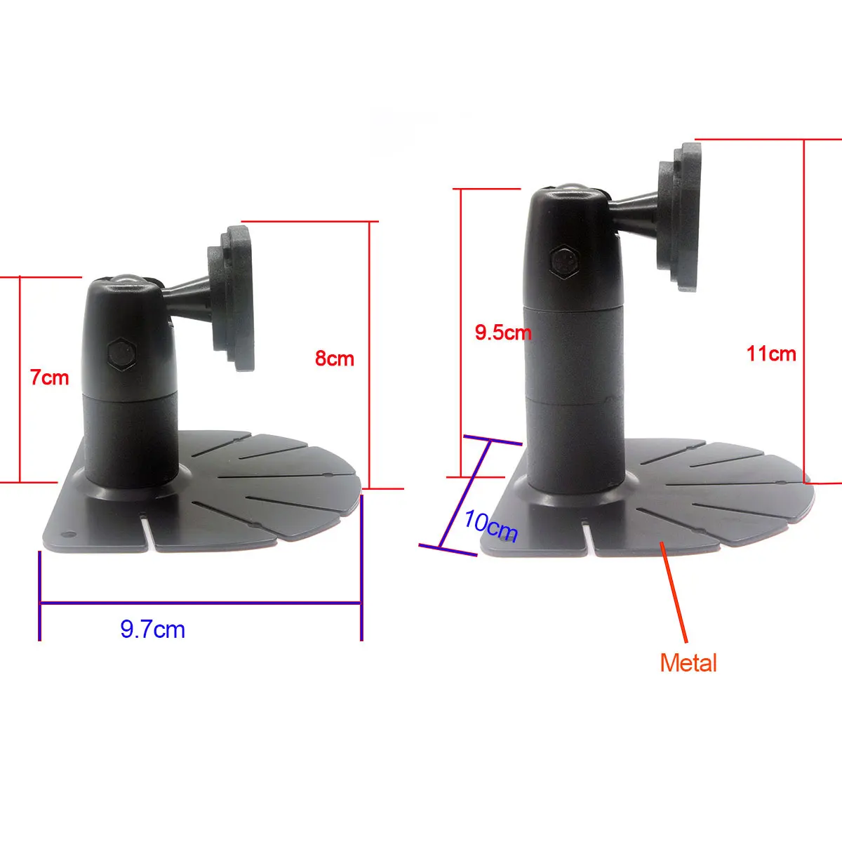 ANSHILONG Car Mirror Dash Cam Dashboard Center Console Base Mount Bracket with Panel Adapter Instead of Strap - view 6