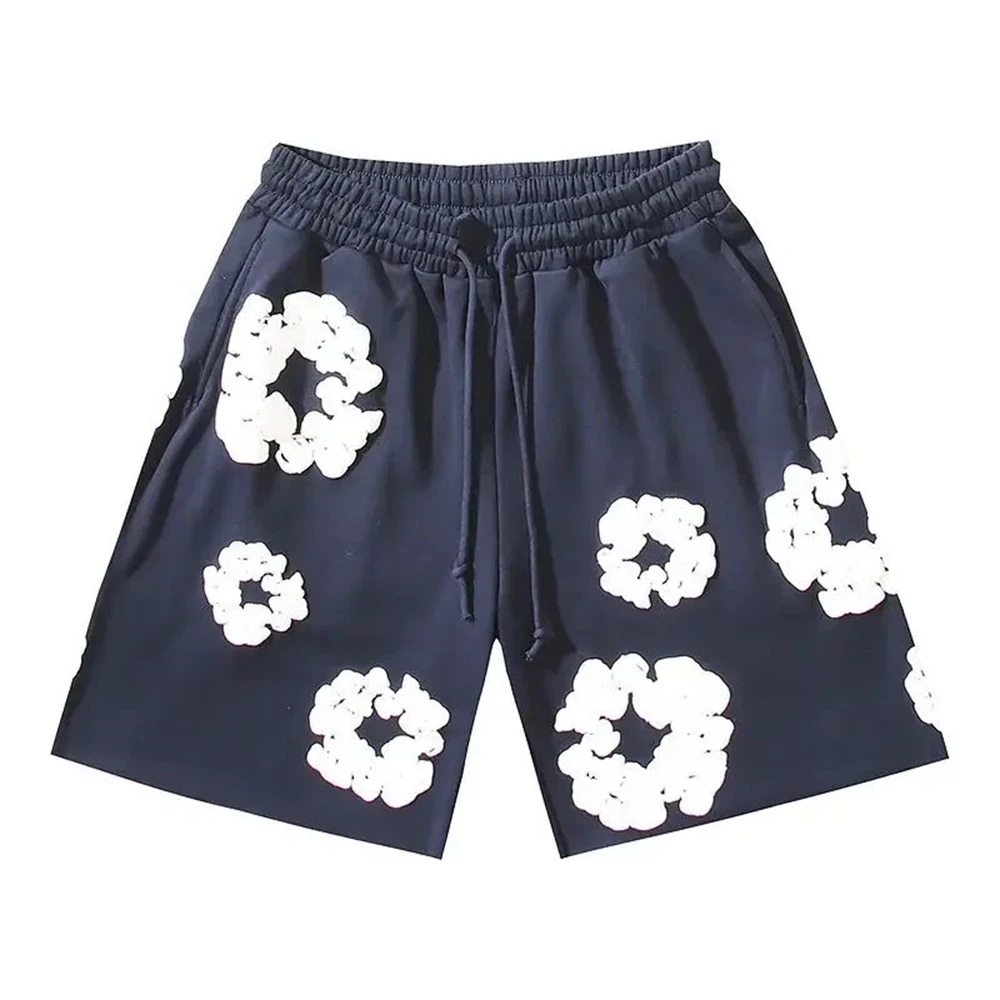 2025 Men's Fashion Quick-drying Sports Shorts Kapok Printed American Shorts Comfortable and Breathable Hot Trendy Casual Shorts image 4