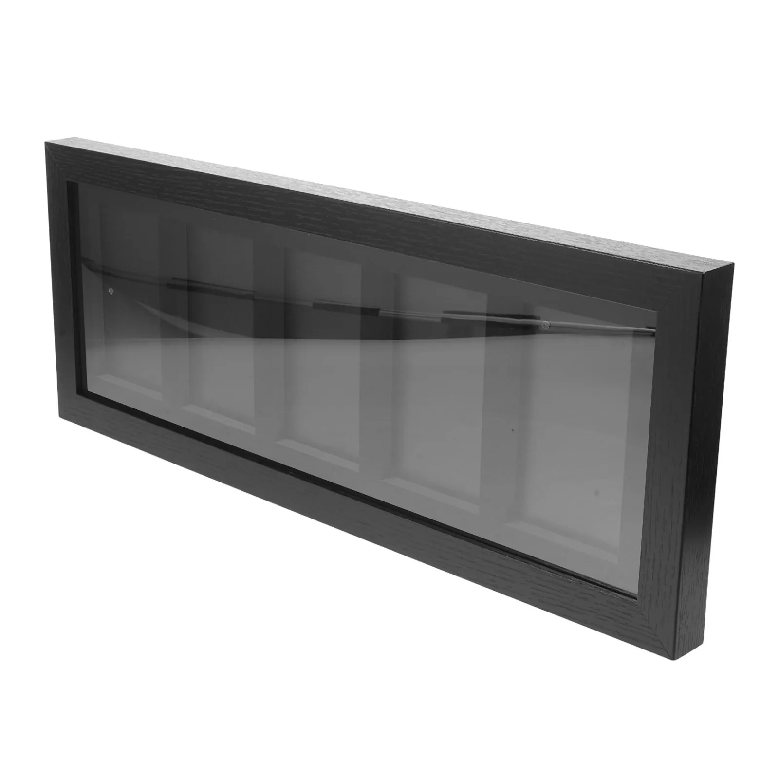 

5-Grid Wall Mounted Trading Card Display Frame for Game Cards Baseball Basketball Soccer Football Hockey Psa Clear