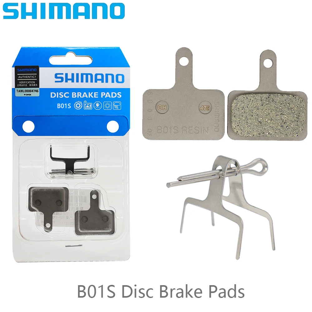 SHIMANO B01S Resin Disc Brake Pads For M525 M416 M415 TX805 MT500 MT410 MT400 MT200 UR300 For MTB Bike Original Parts