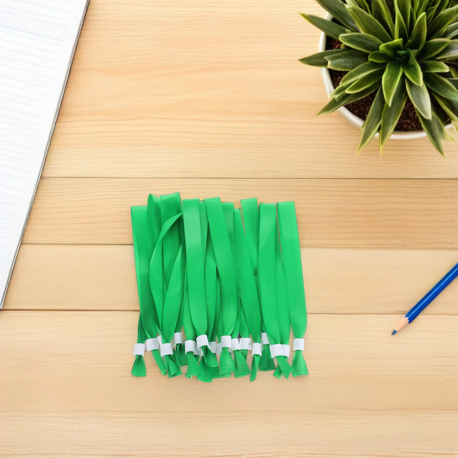 20Pcs Cloth Wristbands for Events Festivals Concerts Soft Easy to Wear Remove Quick Identification Access Control