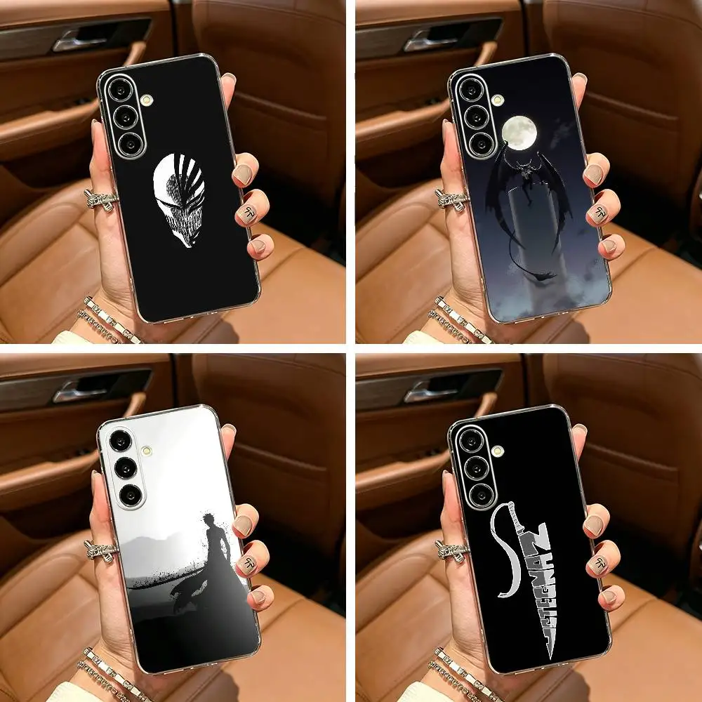 Shonen Anime-B-BLEACH Phone Case For Samsung Galaxy A71,A70,A52,A51,A40,A30 Transparent Cover