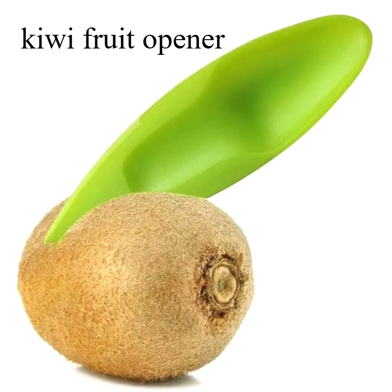 

Kiwi Spoon Plastic Digging Spoon Kiwi Spoon Splitter Individually Packaged Kitchen Bar Supplies Dessert Spoons Пластиковая Ложка