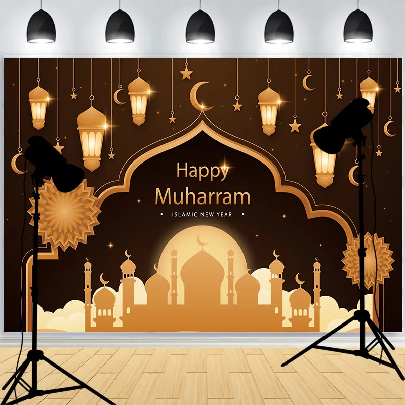Geometric Patterns Arabesque Arched Door Dome Photography Background Lslamic Architecture Palace Studio Backdrops SQ-03