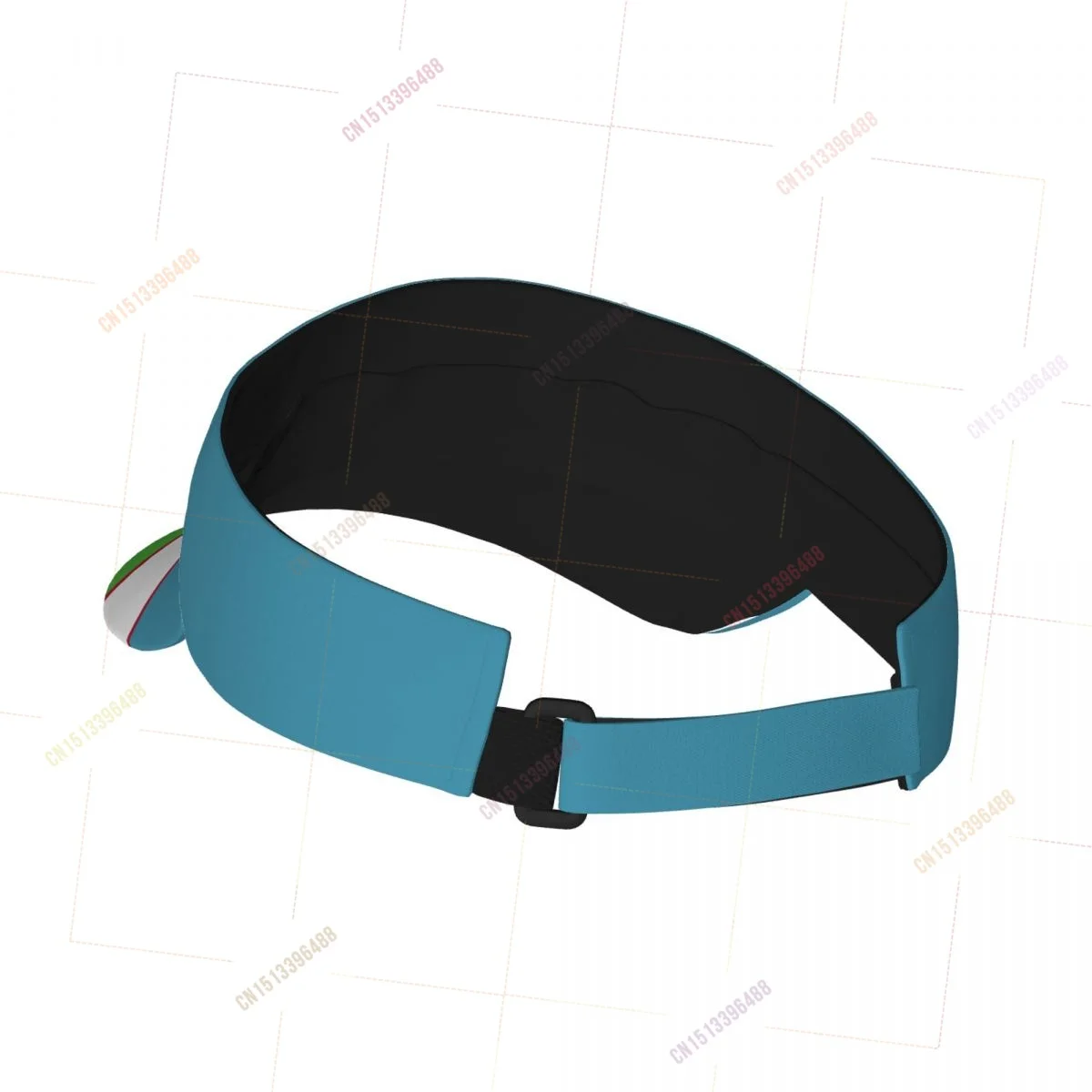 Uzbekistan Flag Sunscreen Visor Cap Adjustable Breathable Sun Hats Unisex Sports for Beach Golf Tennis Outdoor