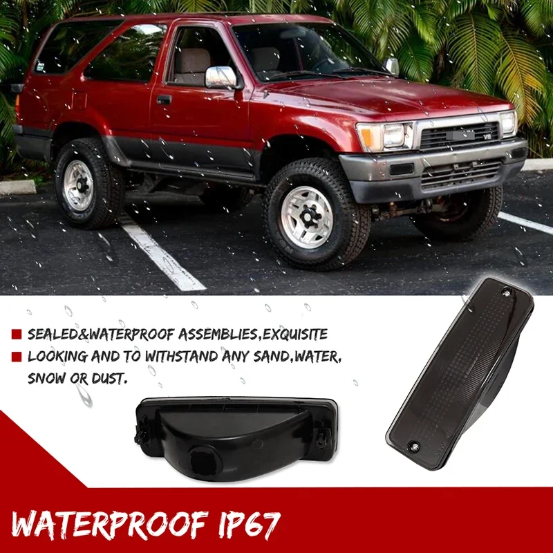 For Toyota Pick Up 1989 1990 1991 1992 1993 1994 1995 & For Toyota 4Runner 1990 1991 Car Front Turn Signal Light Cover Shells