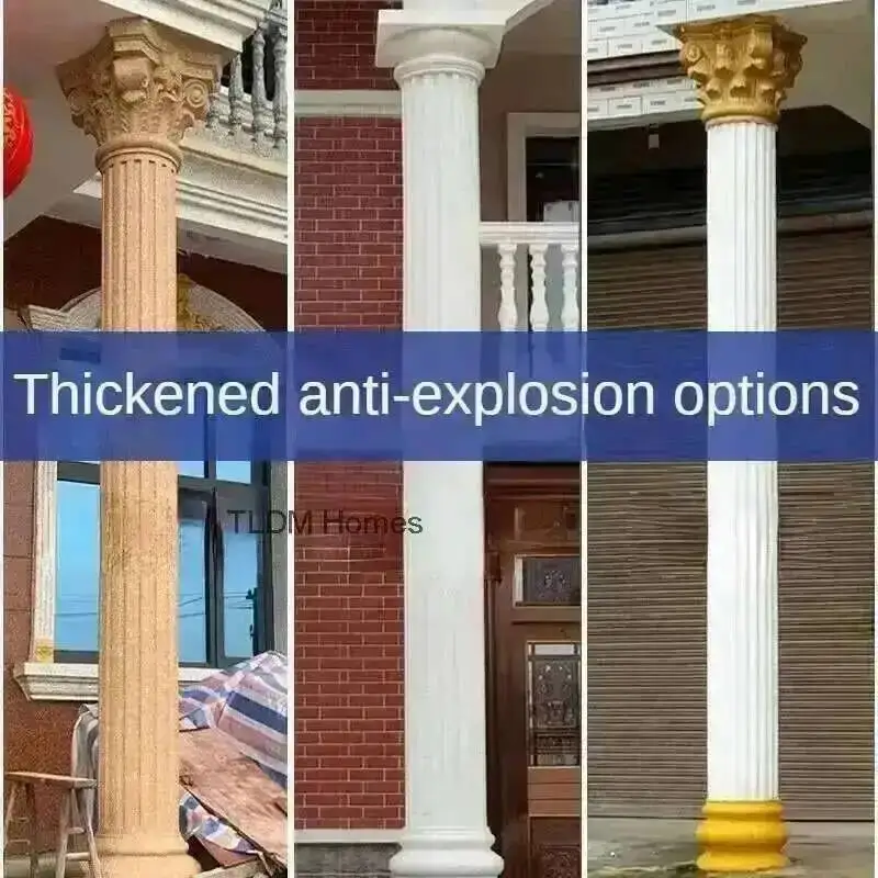 European Villa Creative Roman Column Molds Balcony Garden Column Model Gate Cement Column Decoration Modeling Building Template