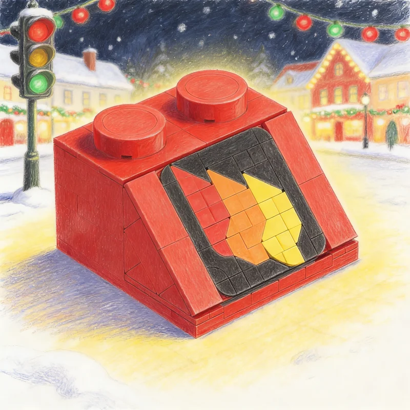 

Набор строительных блоков MOC «Пожарная станция» (147 деталей), модель с наклонной поверхностью, для сборки, архитектурный, развивающий, креативный, идея для подарка на Рождество