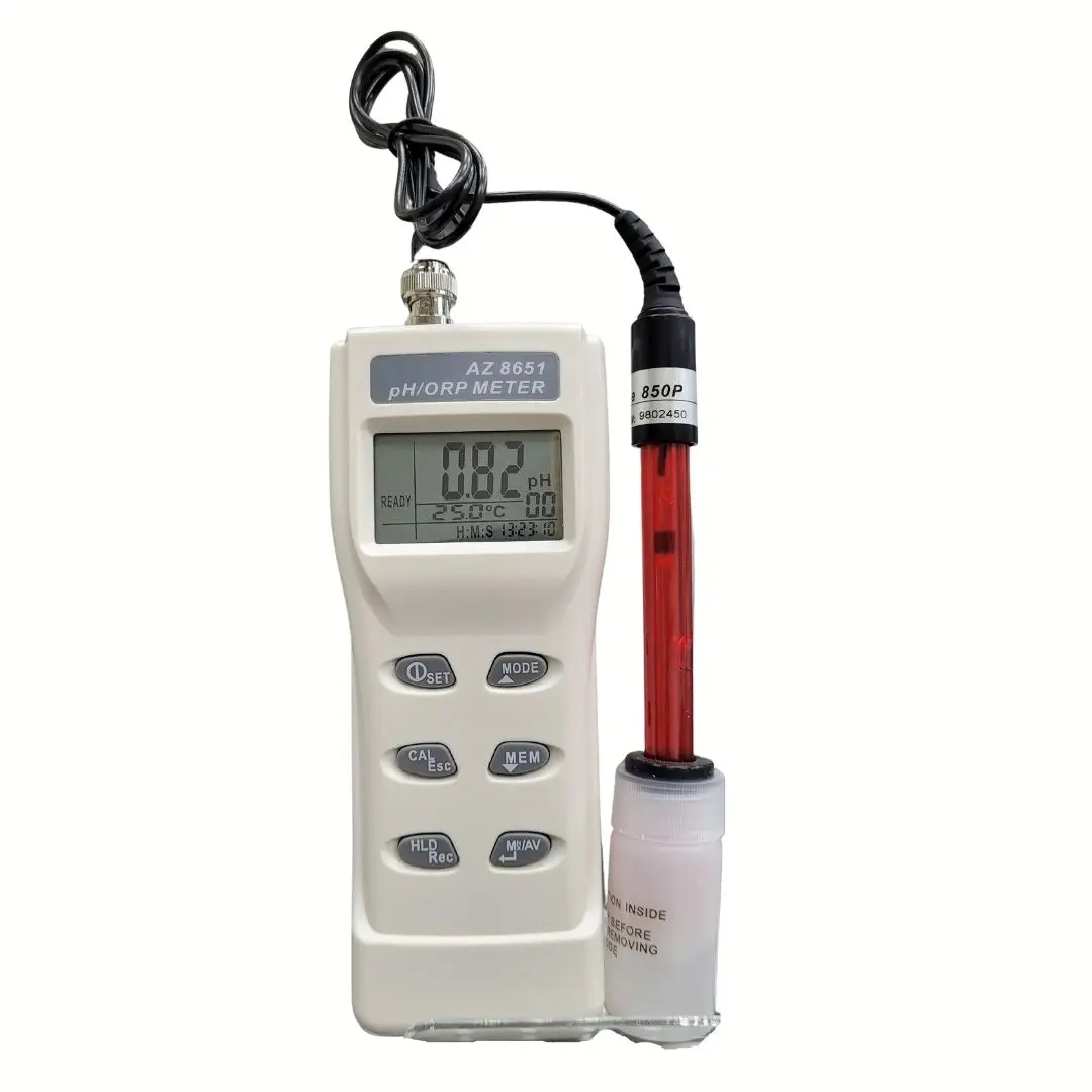 AZ8651 ORP & pH Meter Oxidation Reduction Potential Meter PH Meter pH Measuring Range 0.00~14.00