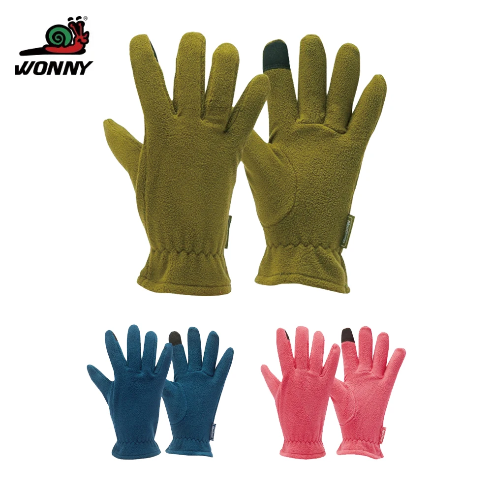 AliExpress Quick Fit Touchscreen Fleece Glove Contour Fit, Abrasion-Resistant Palms for Multi-Sport, Cycling, Driving