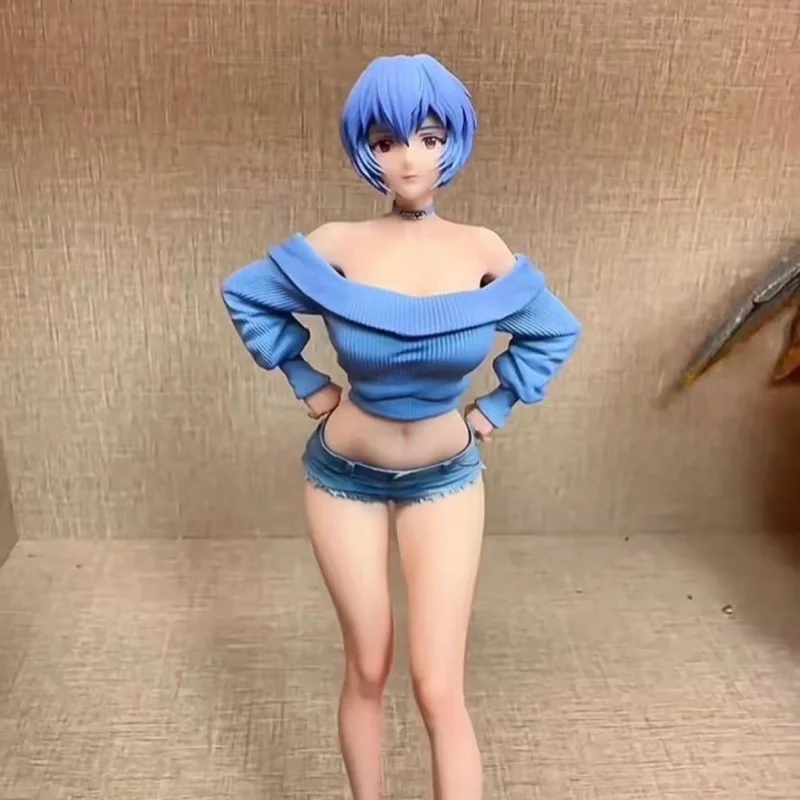 

30 см Neon Genesis Evangelin Ayanami Rei Ver, фигурка девушки, жесткая игрушка из ПВХ, игровая статуя, коллекция для взрослых, аниме, экшн-модель, кукла в подарок