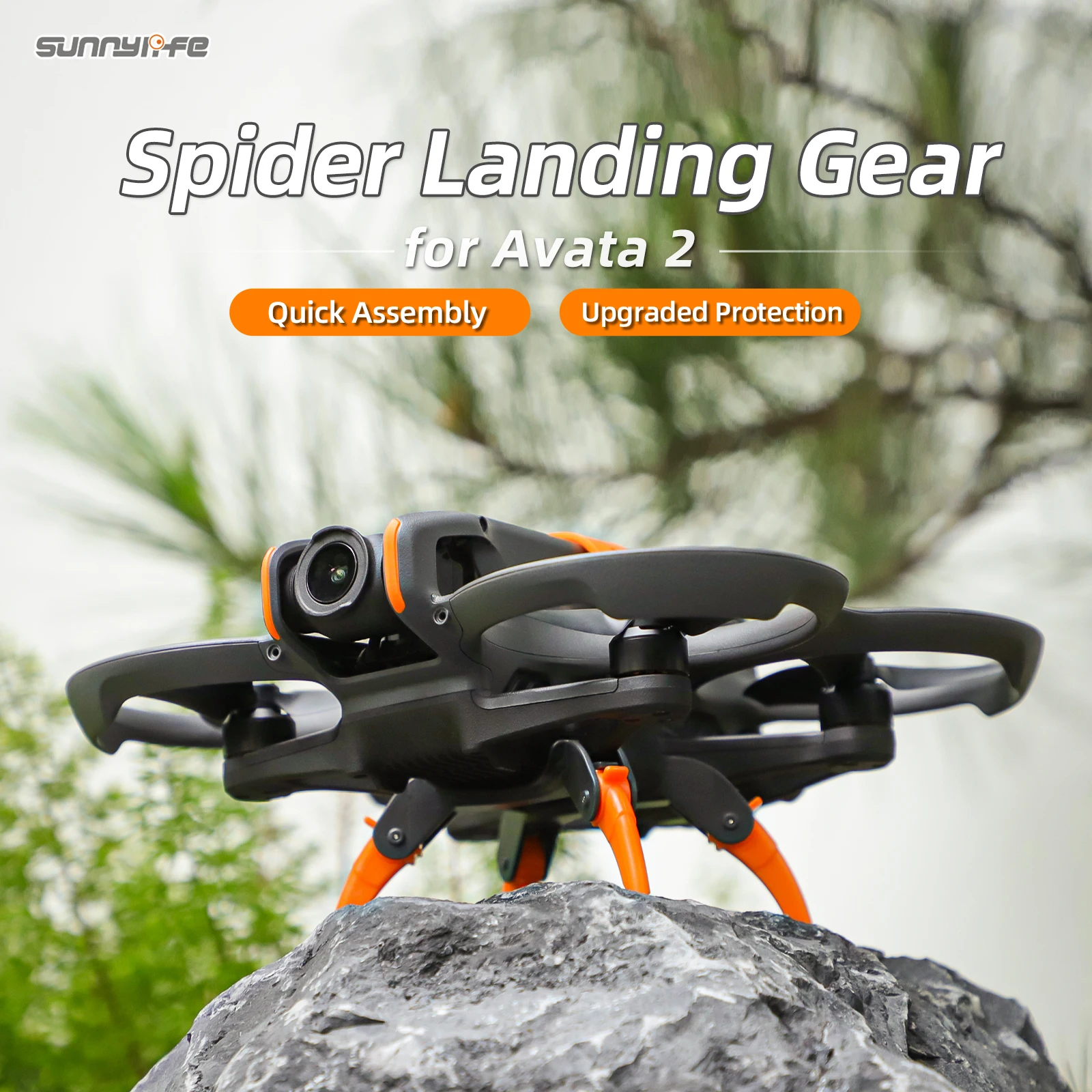 

Sunnylife LG797 Landing Gear Extensions Heightened Spider Gears Support Leg Accessories for Avata 2