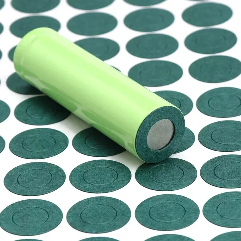 100pcs Li-ion Battery Insulation Gasket 18650 21700 26650 32650 Battery Cell Insulating Glue Patch Electrode Insulated Pad Rings