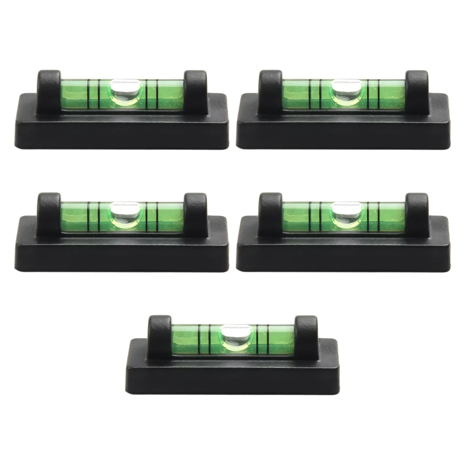 2/5x Liquid Level Indicator Mini Bubble For Spirit Level For Daily Leveling Bottom Magnetic Horizontal Bead Bracket Level Gauge